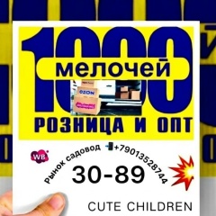 1000 мелочей. ТК «Садовод» Ряд 30 место 89